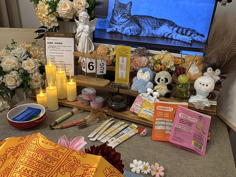 宠物骨灰交付与纪念品